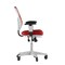 Flash Furniture Red Mesh Multifunction Chair - Roller Wheels HL-0001-WH-RED-RLB-GG - alternate 8
